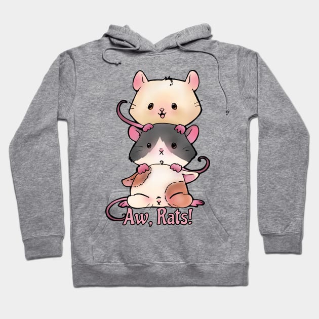 Kawaii Rats Hoodie by LyddieDoodles